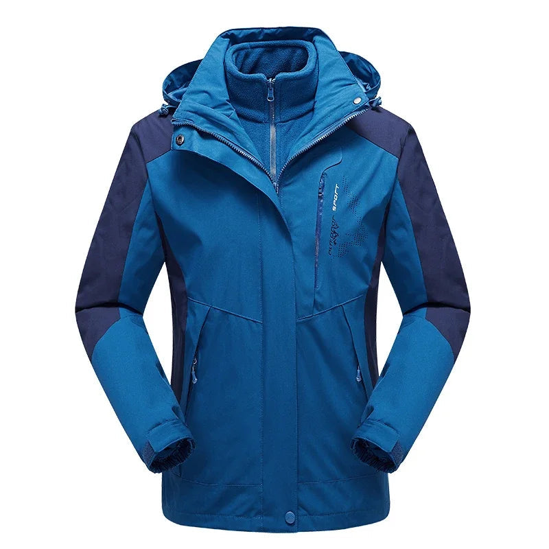 jaqueta masculina 3 em 1, jaqueta de inverno masculina, jaqueta impermeável e corta-vento, jaqueta térmica para neve, casaco masculino esportes de inverno, jaqueta para esqui e snowboard, jaqueta outdoor masculina, jaqueta com forro removível, casaco masculino resistente à água, jaqueta técnica masculina