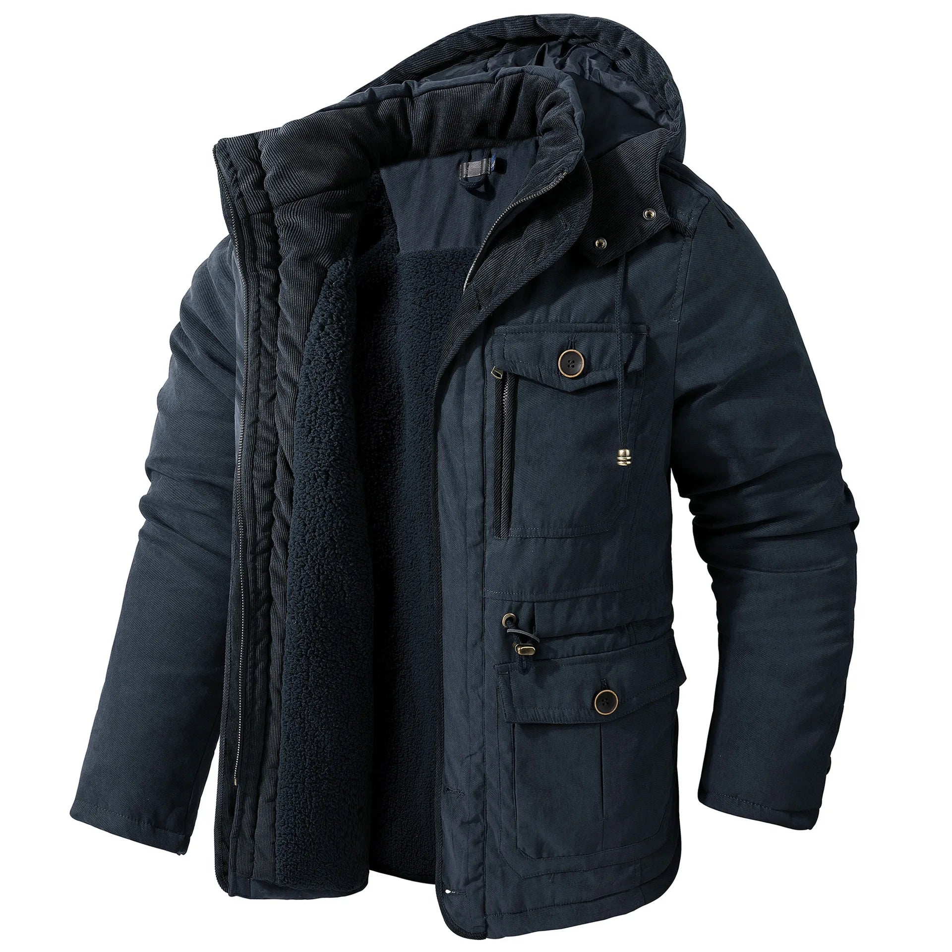 jaqueta masculina de inverno, parka masculina longa, jaqueta impermeável com capuz, casaco masculino térmico, jaqueta corta-vento masculina, jaqueta casual resistente ao frio, jaqueta masculina para chuva, casaco masculino acolchoado, jaqueta algodão e poliéster, parka masculina para frio intenso