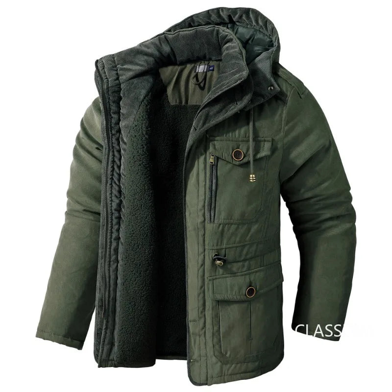 jaqueta masculina de inverno, parka masculina longa, jaqueta impermeável com capuz, casaco masculino térmico, jaqueta corta-vento masculina, jaqueta casual resistente ao frio, jaqueta masculina para chuva, casaco masculino acolchoado, jaqueta algodão e poliéster, parka masculina para frio intenso