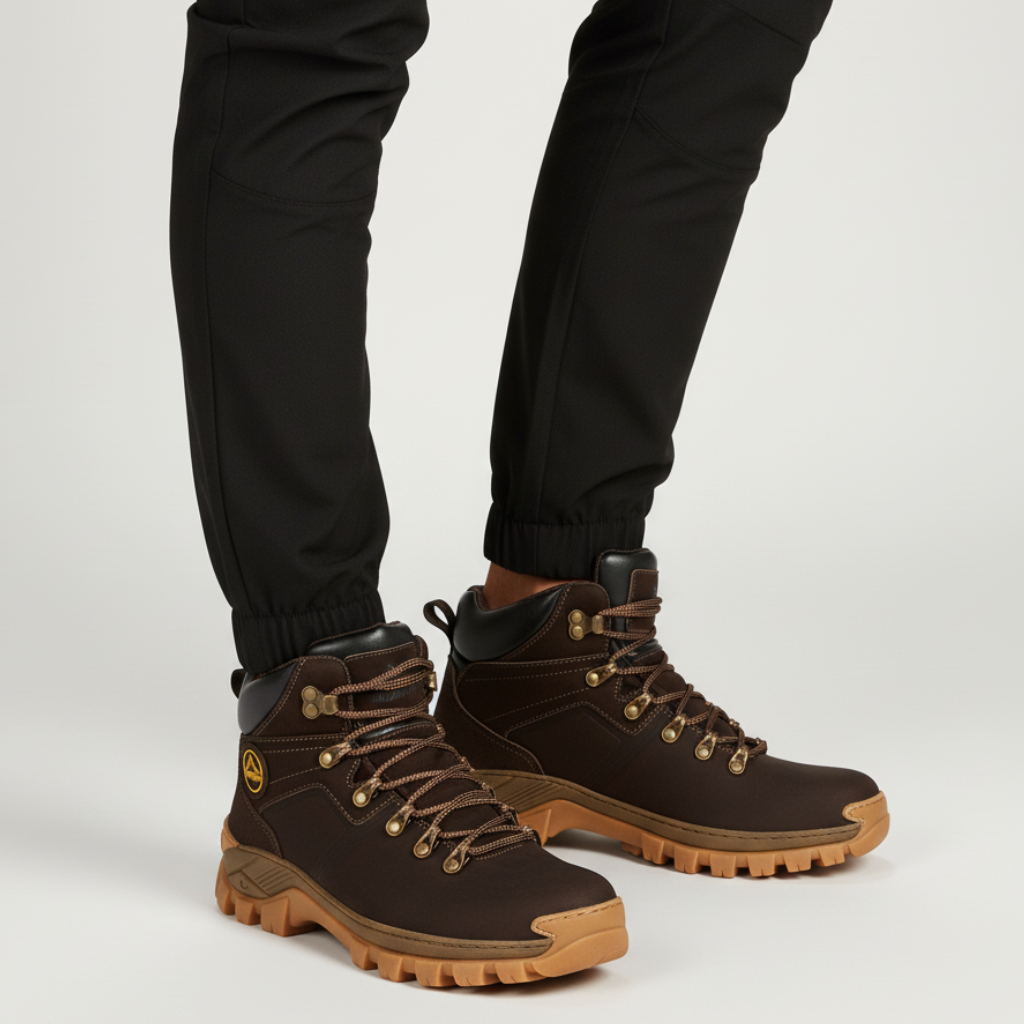 coturno masculino, coturno toronto, bota couro reforçado, coturno antiderrapante, coturno leve, coturno com CA, bota via livre, coturno adventure, calçado masculino resistente