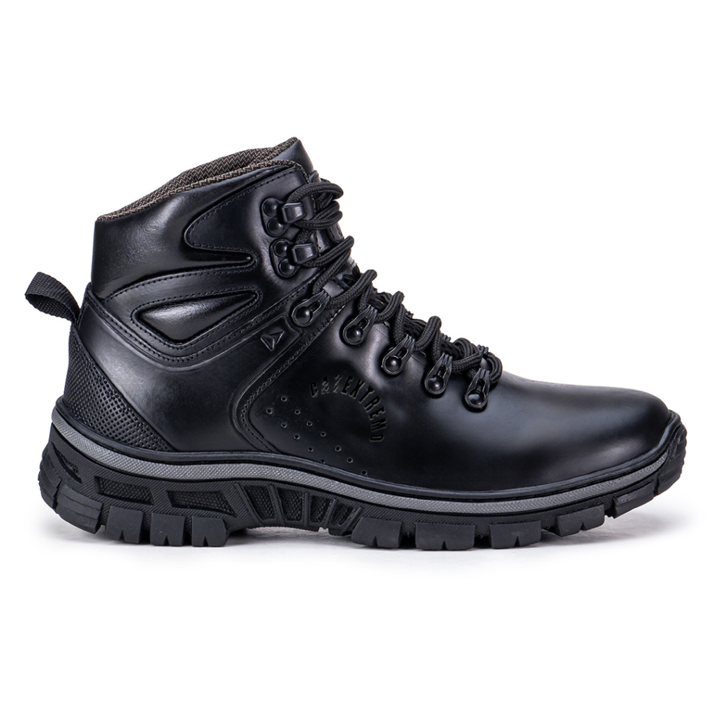 coturno masculino, cat extremo, coturno couro emborrachado, bota semi impermeável, coturno com CA, bota antiderrapante, coturno de trabalho, calçado resistente, bota adventure, couro premium