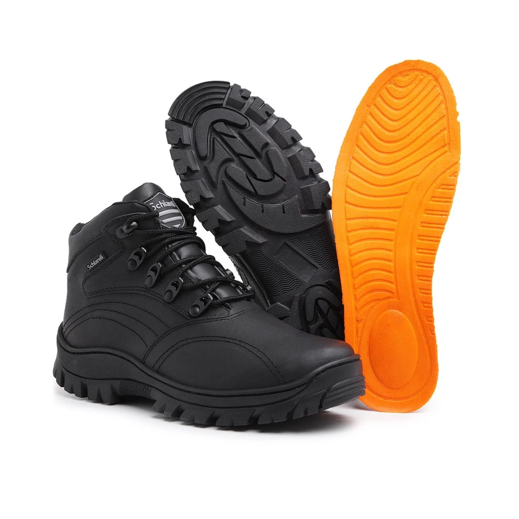 coturno militar, bota unissex, couro legítimo, coturno sola de borracha, coturno confortável, bota resistente,