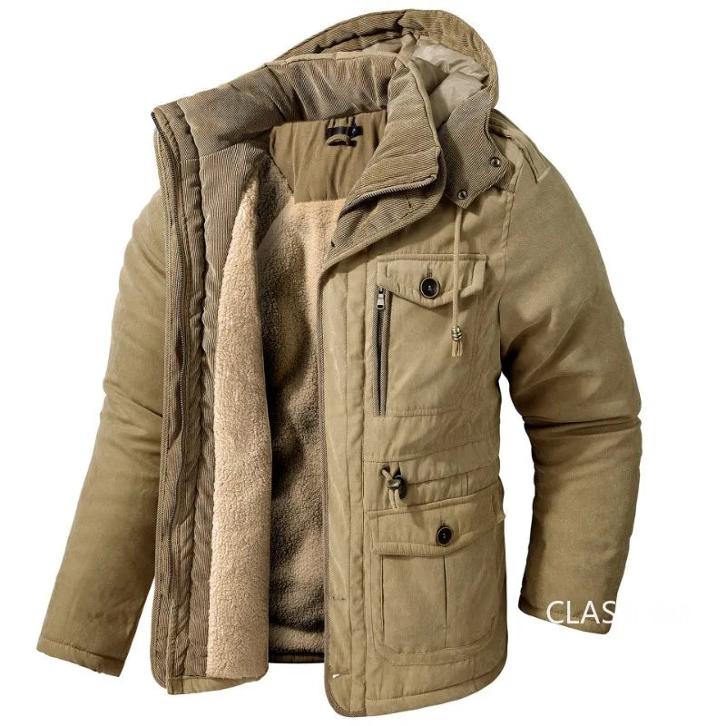 jaqueta masculina de inverno, parka masculina longa, jaqueta impermeável com capuz, casaco masculino térmico, jaqueta corta-vento masculina, jaqueta casual resistente ao frio, jaqueta masculina para chuva, casaco masculino acolchoado, jaqueta algodão e poliéster, parka masculina para frio intenso