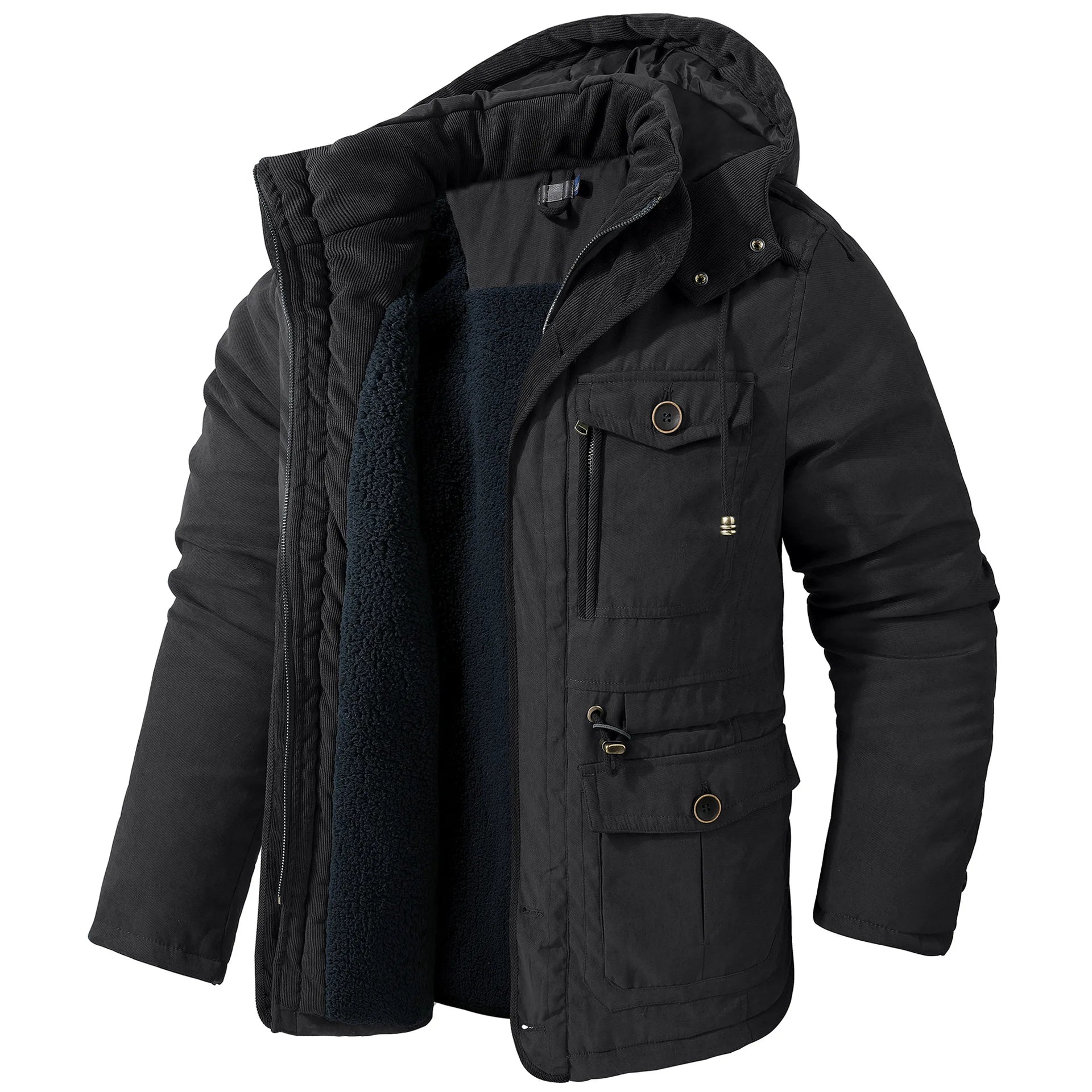 jaqueta masculina de inverno, parka masculina longa, jaqueta impermeável com capuz, casaco masculino térmico, jaqueta corta-vento masculina, jaqueta casual resistente ao frio, jaqueta masculina para chuva, casaco masculino acolchoado, jaqueta algodão e poliéster, parka masculina para frio intenso