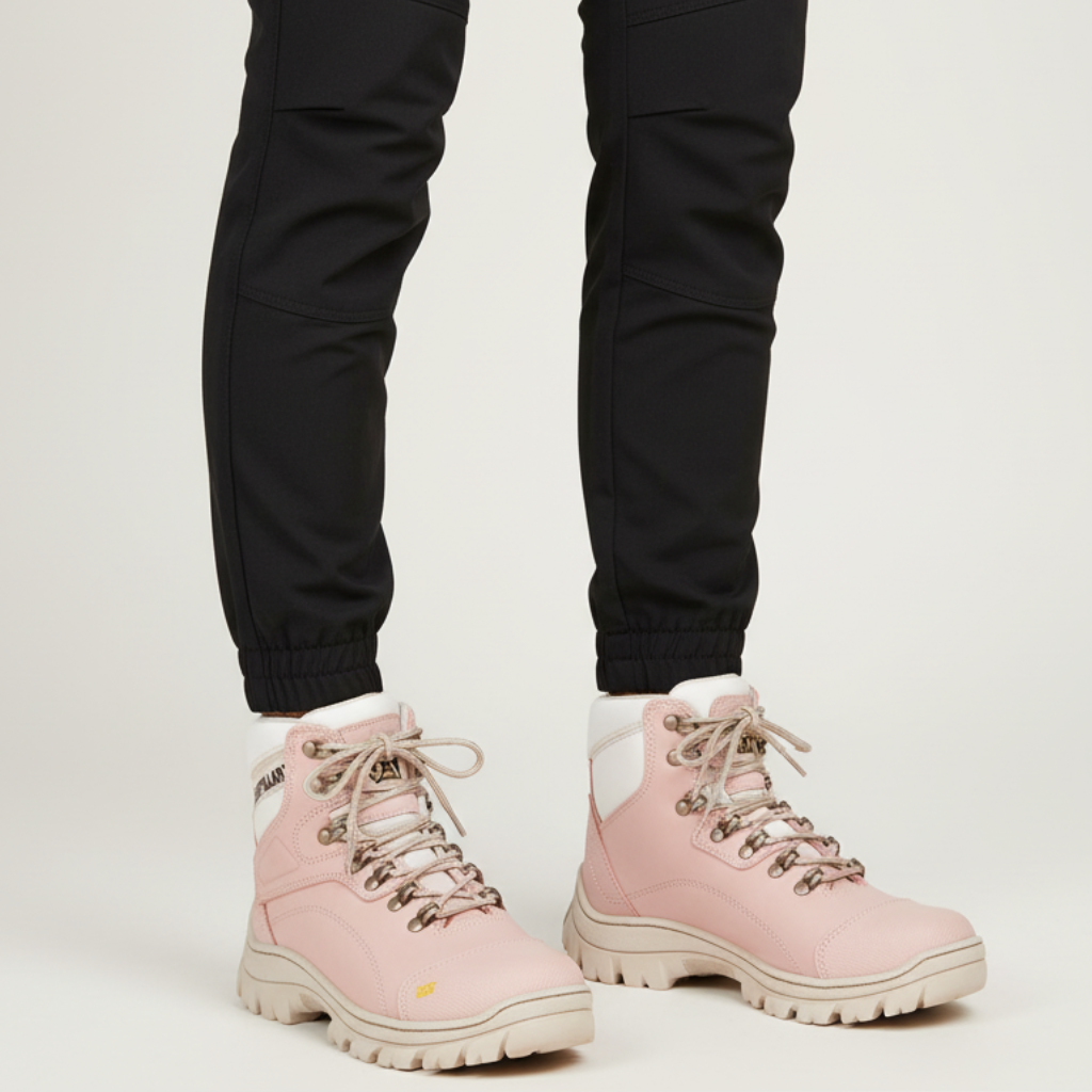 coturno feminino, bota adventure, coturno couro legítimo, coturno rosa nude, bota feminina resistente, coturno casual, coturno conforto, solado de borracha, botina feminina, bota trilha leve