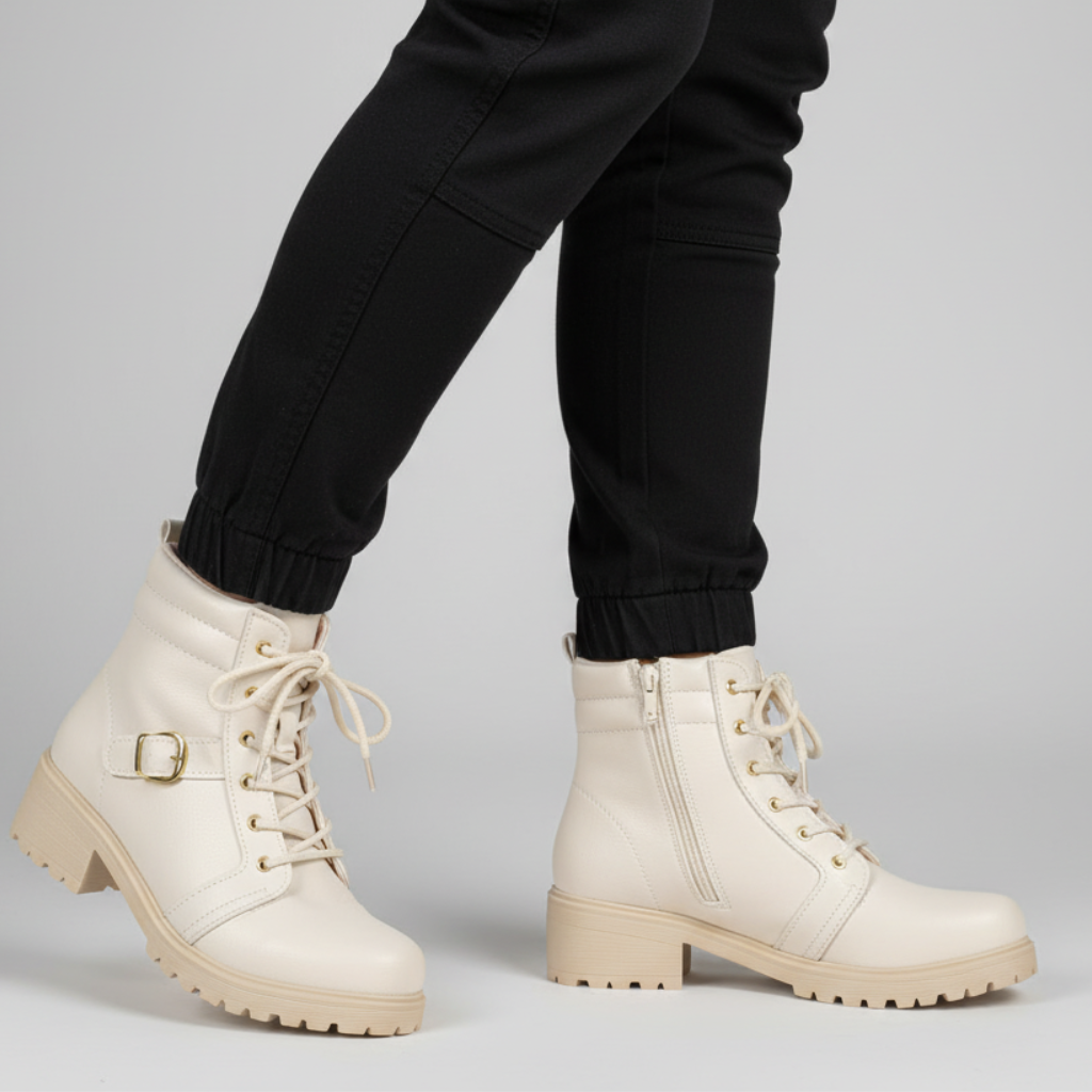 bota feminina, coturno feminino, bota cano curto, bota tratorada, bota off white, bota preta feminina, bota confortável, moda inverno 2025, bota feminina tendência, bota casual feminina, coturno feminino inverno, bota feminina estilosa, bota com salto médio, bota fashion, bota com fivela