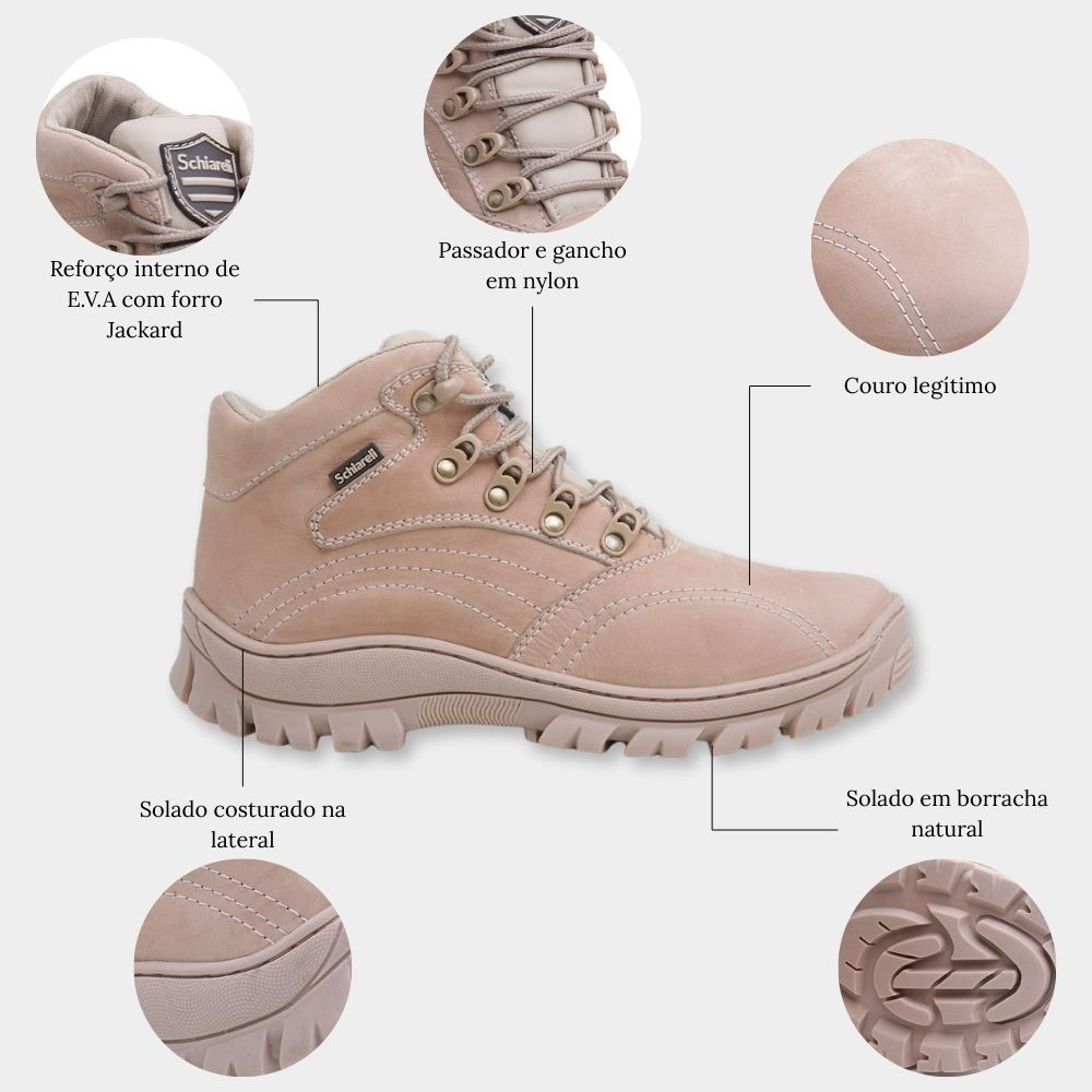 coturno militar, bota unissex, couro legítimo, coturno sola de borracha, coturno confortável, bota resistente,