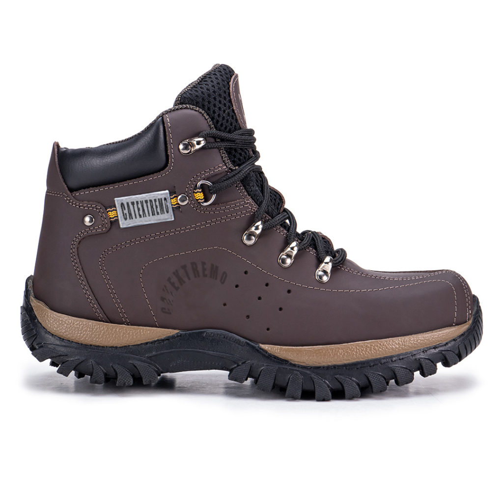 coturno masculino, cat extremo, coturno montana, bota de couro genuíno, coturno com CA, bota semi impermeável, coturno adventure, bota de trabalho, coturno conforto, coturno solado EVA
