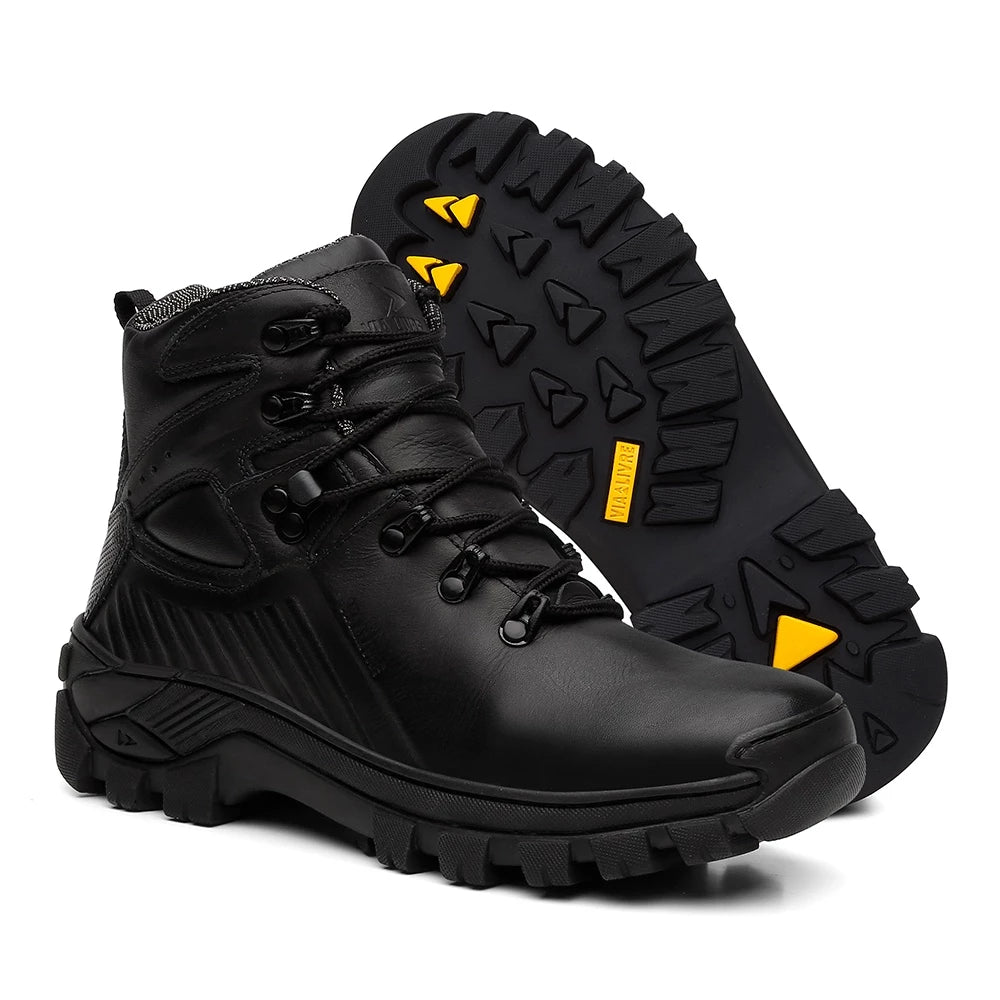 coturno masculino, cat extremo, montana original, coturno couro emborrachado, coturno com CA, bota adventure, coturno semi impermeável, bota de trabalho, coturno profissional, coturno trilha
